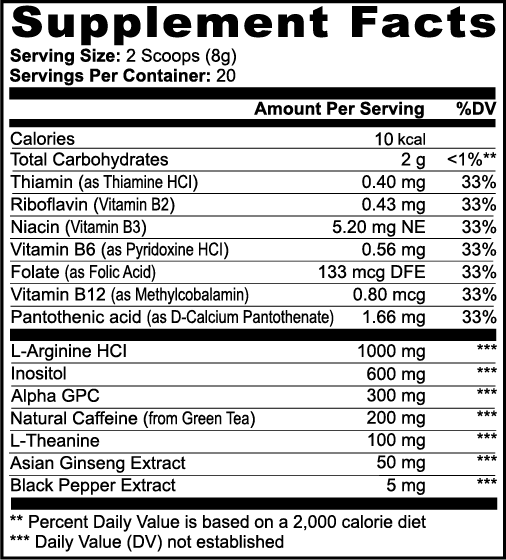 Volt Focus Powder (Sour Candy)