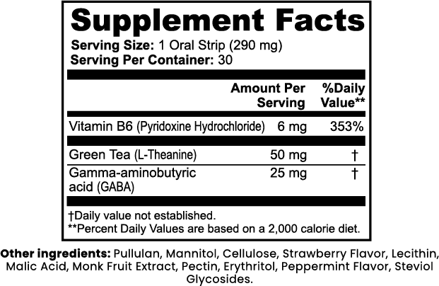 Null Pause: Anti-Anxiety Strips (Berry Mint)