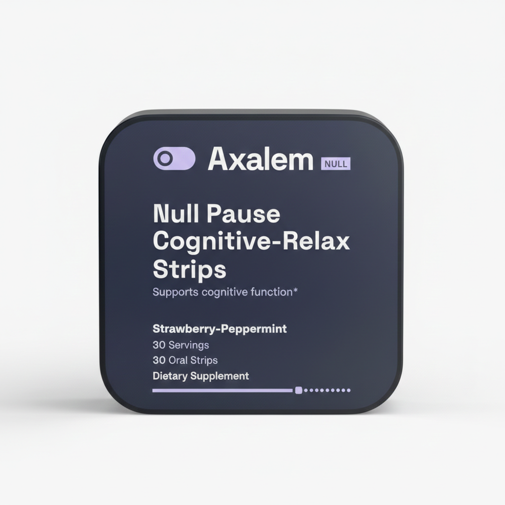 Null Pause: Anti-Anxiety Strips (Berry Mint)